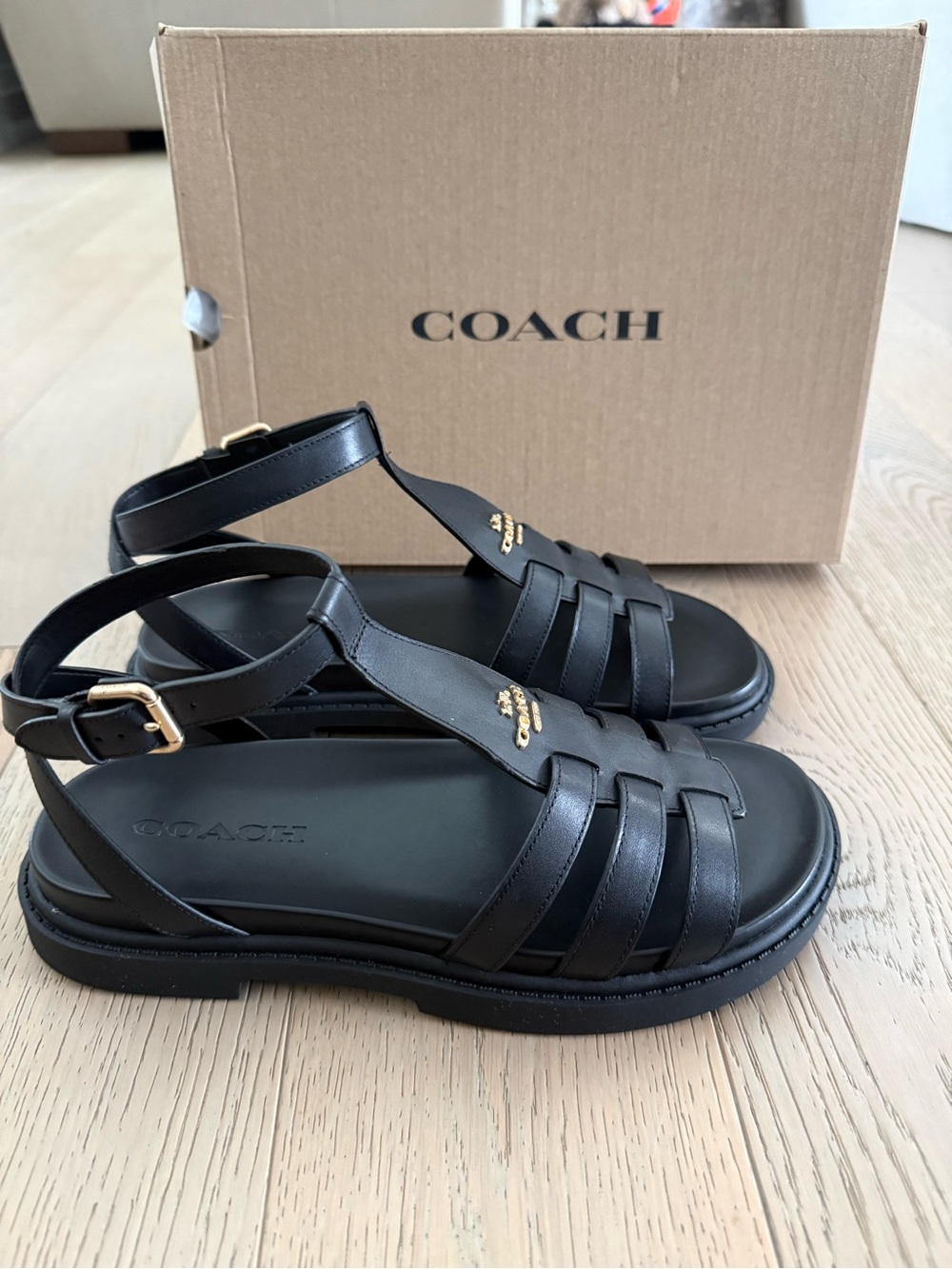 COACH - Franny Sandals- new